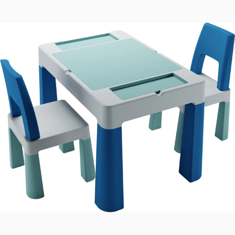 Комплект Tega TEGGI MULTIFUN стіл+2 стільці TI-011-173 turquoise/navy/grey Комплект Tega TEGGI MULTIFUN стіл+2 стільці TI-011-173 turquoise/navy/grey